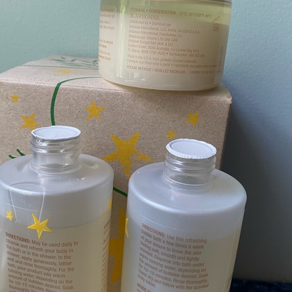 Arbonne Star of Wonder Fig Blossom Spa Gift Set Brand New Sealed Retired - Picture 11 of 15